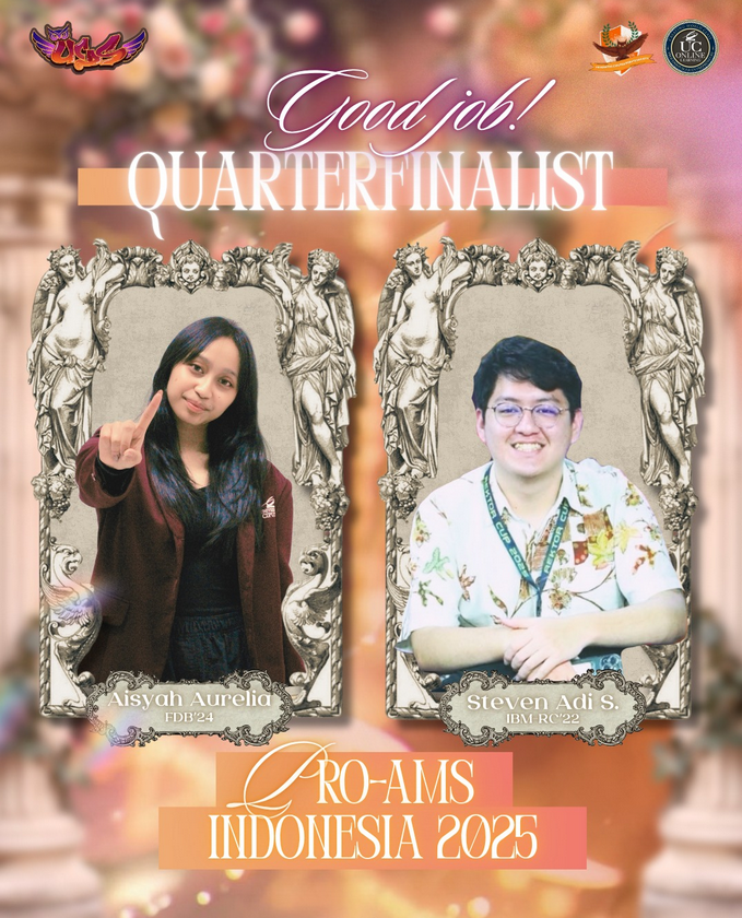 Pro-AMS Indonesia 2025 — Pencapaian Debat UCDS: Quarterfinalist